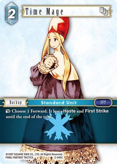 Time Mage (Female Unit) - 2-040C - Common - Opus II