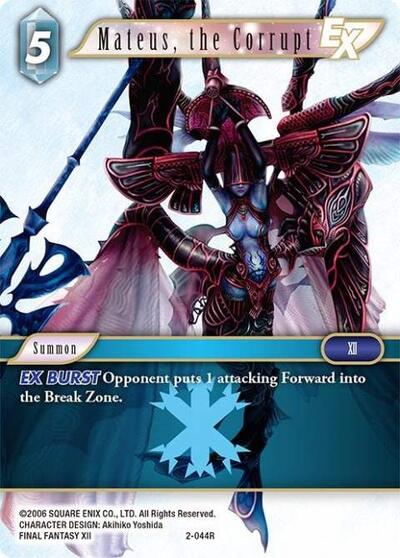Mateus, the Corrupt EX - 2-044R - Rare - Opus II
