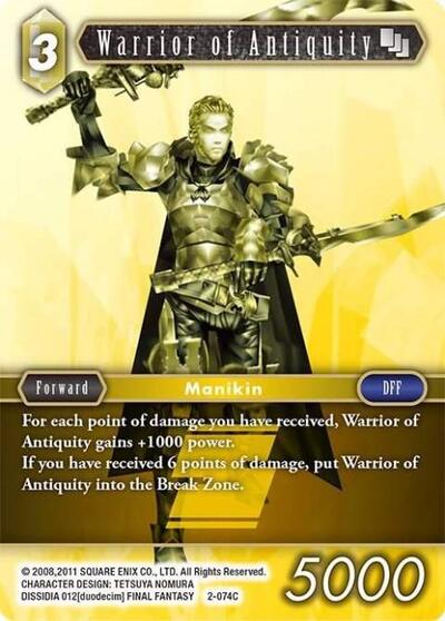 Warrior of Antiquity - 2-074C - Common - Opus II