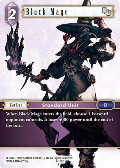 Black Mage - 2-108C - Common - Opus II