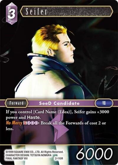 Seifer - 2-110R - Rare - Opus II