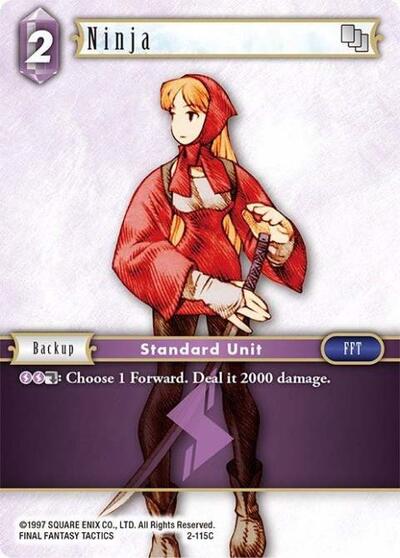 Ninja (Female Unit) - 2-115C - Common - Opus II