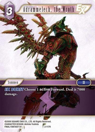 Adrammelech, the Wroth EX - 2-117R - Rare - Opus II