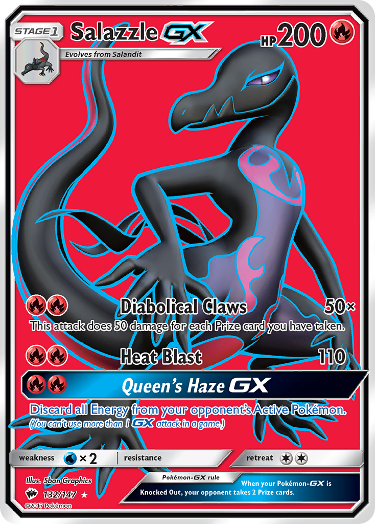 Salazzle-GX - 132/147 - Burning Shadows