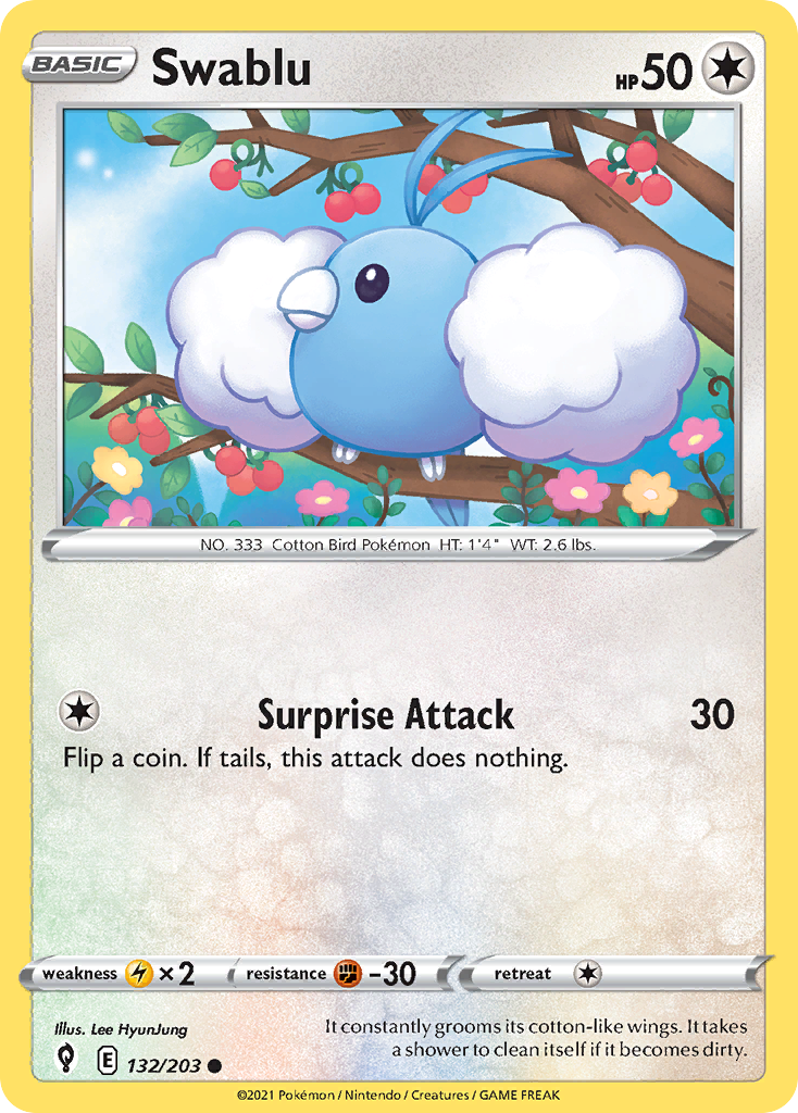 Swablu - 132/203 - Evolving Skies