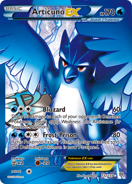 Articuno-EX - 132/135 - Plasma Storm