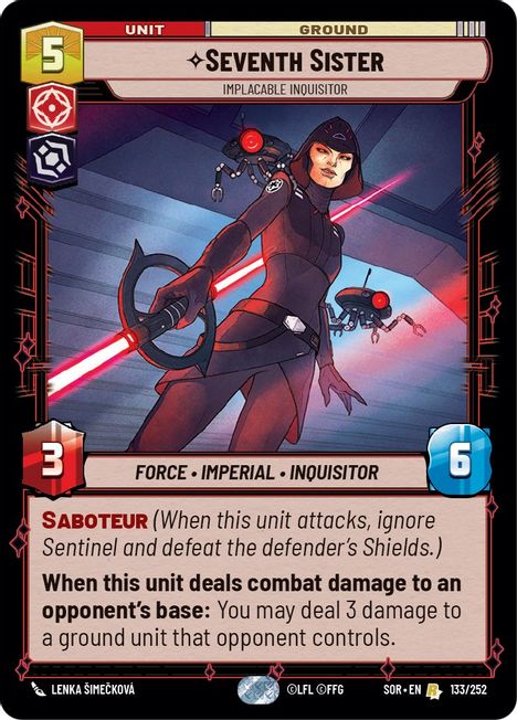 Seventh Sister - SOR - 133 - Rare - Normal