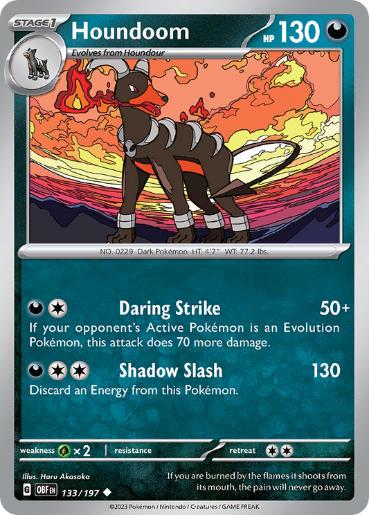 Houndoom - 133/197 - Obsidian Flames