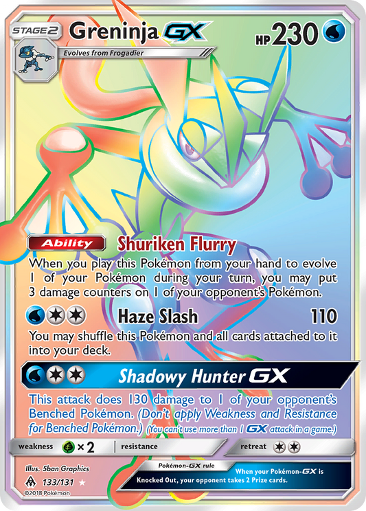 Greninja-GX - 133/131 - Forbidden Light