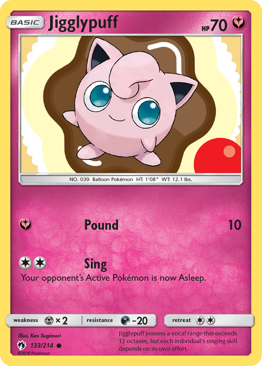 Jigglypuff - 133/214 - Lost Thunder