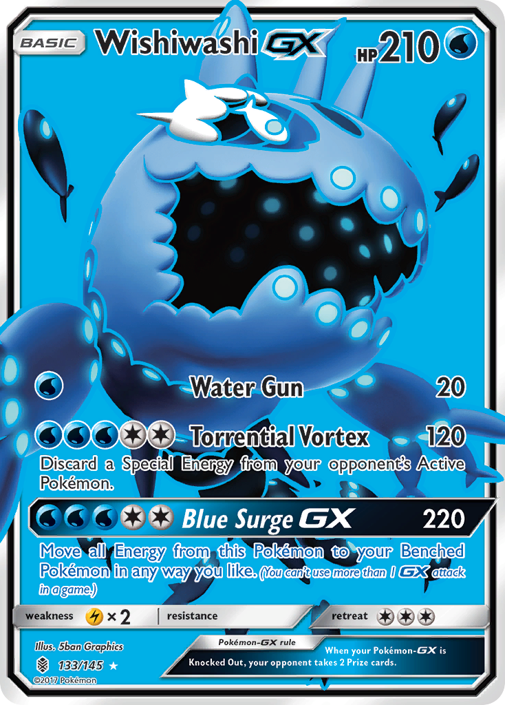 Wishiwashi-GX - 133/145 - Guardians Rising