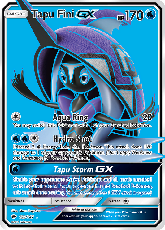 Tapu Fini-GX - 133/147 - Burning Shadows