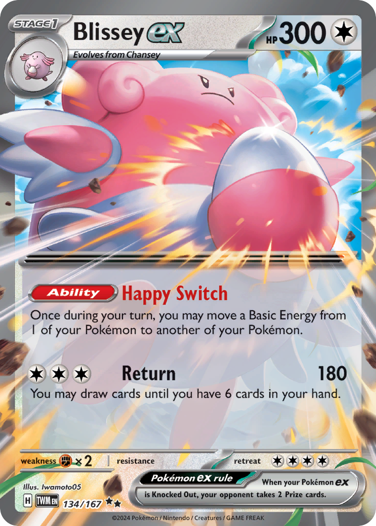 Blissey ex - 134/167 - Twilight Masquerade