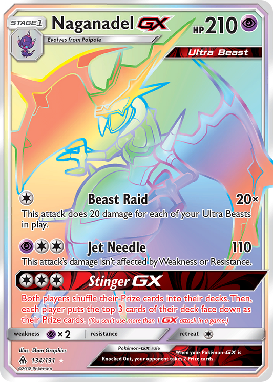 Naganadel-GX - 134/131 - Forbidden Light