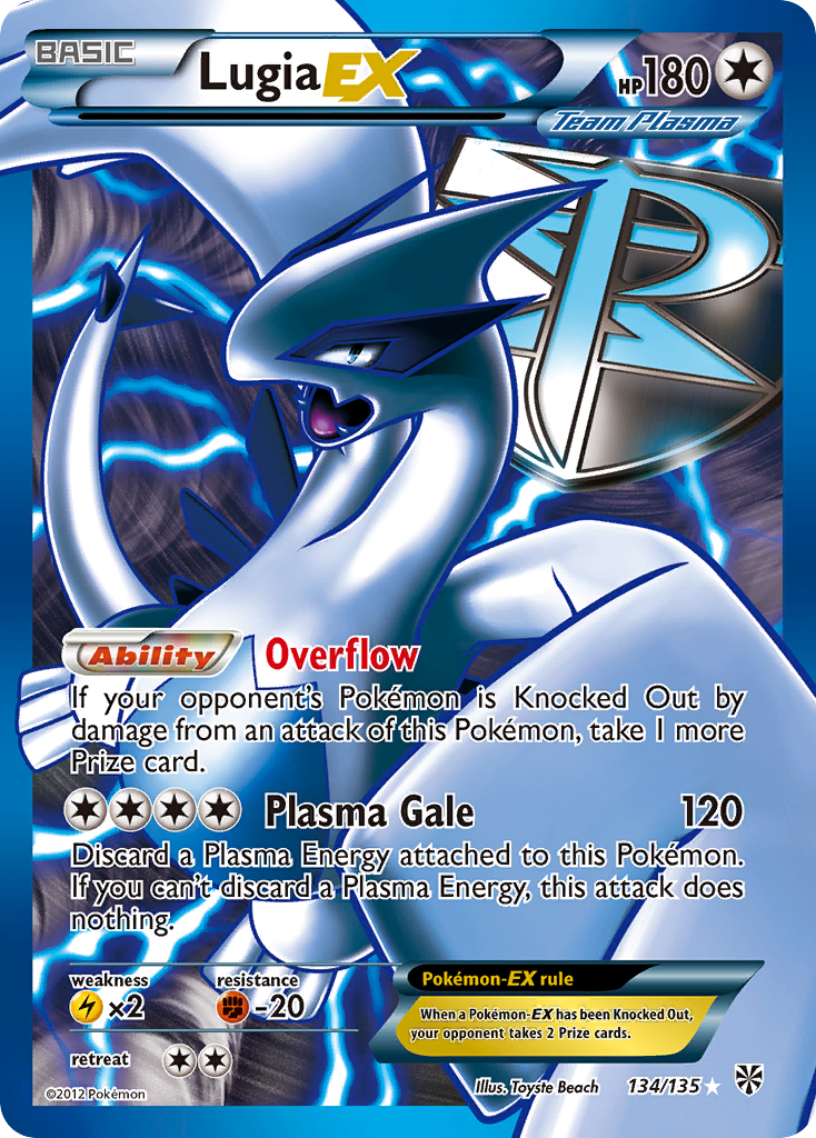 Lugia-EX - 134/135 - Plasma Storm