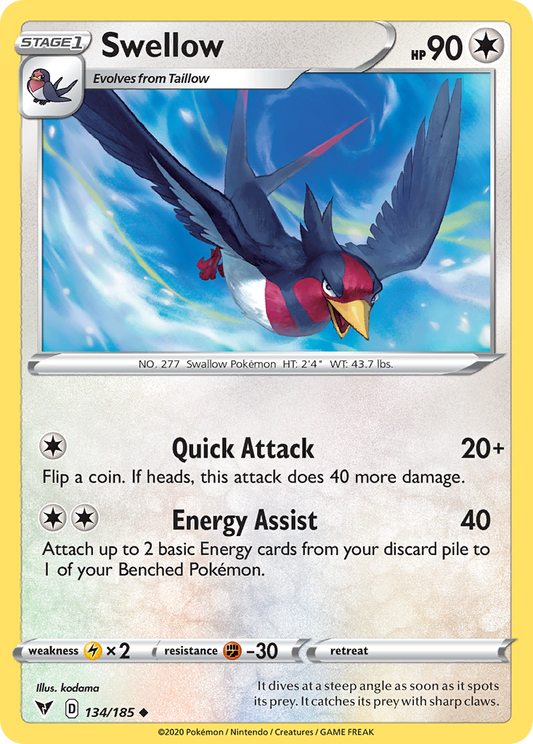 Swellow - 134/185 - Vivid Voltage