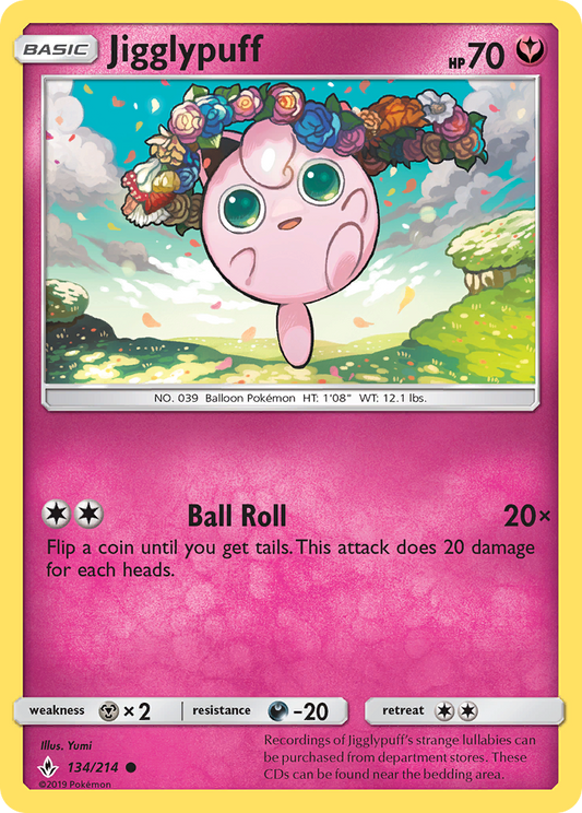 Jigglypuff - 134/214 - Unbroken Bonds