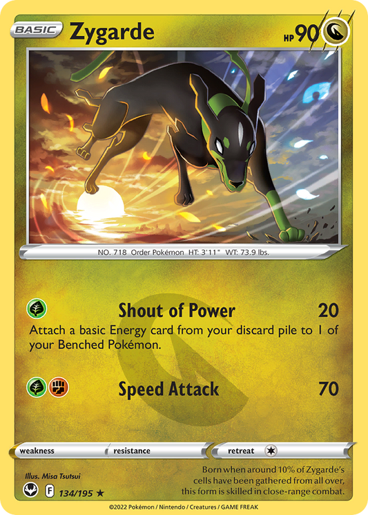 Zygarde - 134/195 - Silver Tempest