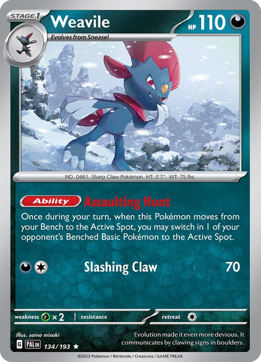 Weavile - 134/193 - Paldea Evolved