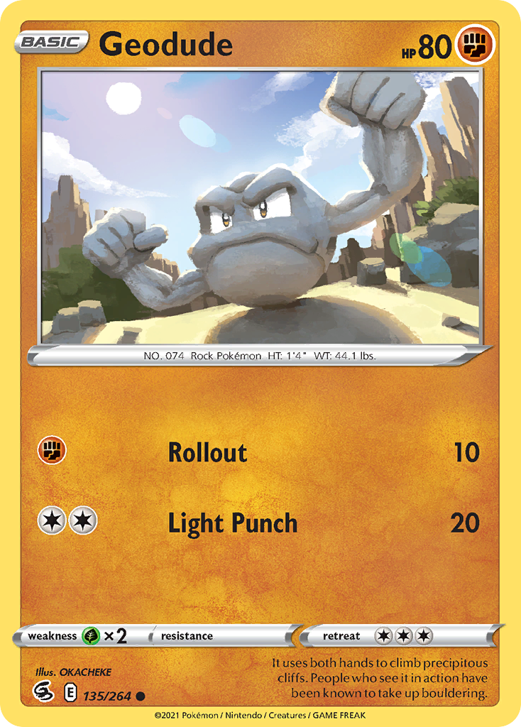 Geodude - 135/264 - Fusion Strike