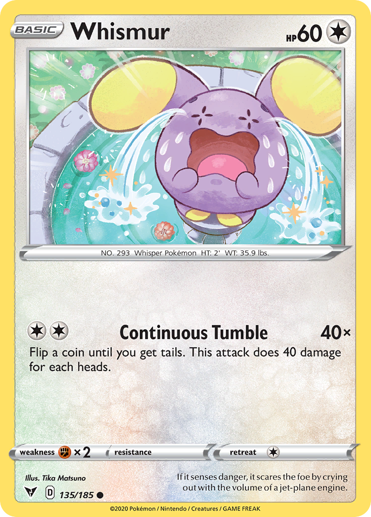 Whismur - 135/185 - Vivid Voltage