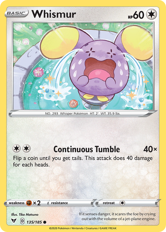 Whismur - 135/185 - Vivid Voltage