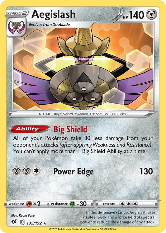 Aegislash - 135/192 - Rebel Clash