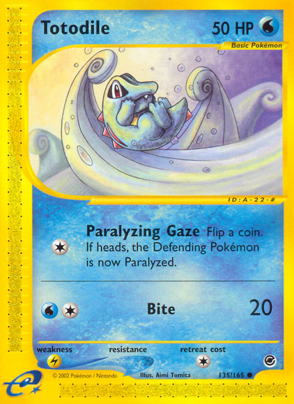 Totodile - 135/165 - Expedition Base Set