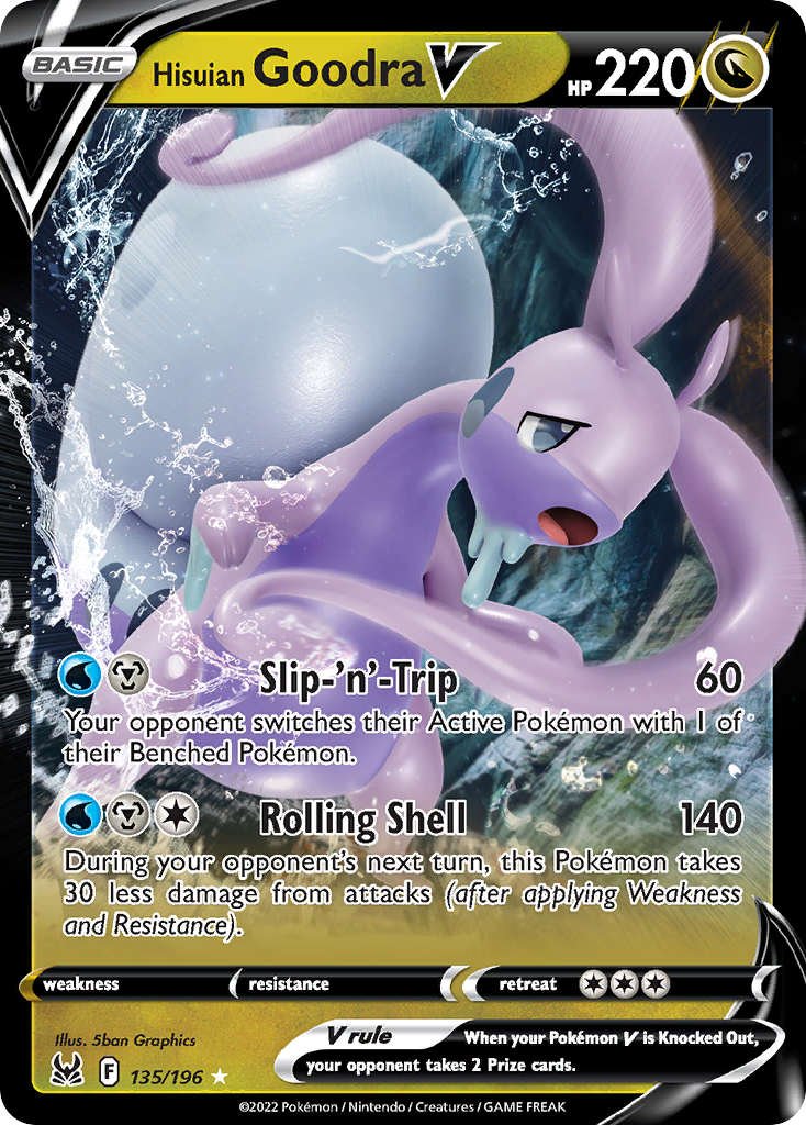 Hisuian Goodra V - 135/196 - Lost Origin