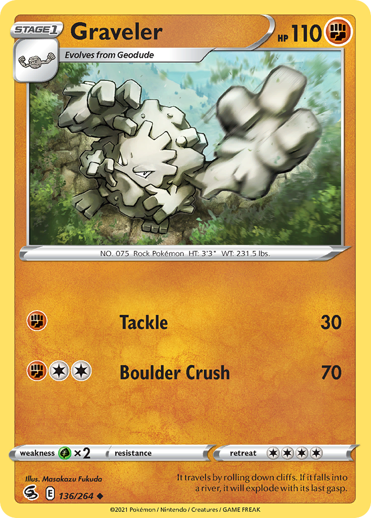 Graveler - 136/264 - Fusion Strike