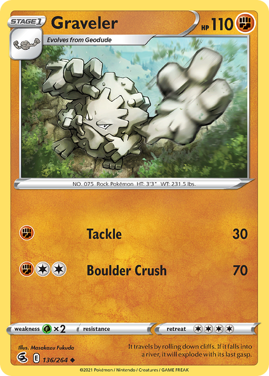 Graveler - 136/264 - Fusion Strike