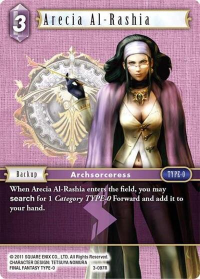 Arecia Al-Rashia - 3-097R - Rare - Deck Exclusive Cards