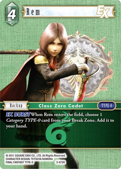 Rem EX - 3-072R - Rare - Opus III