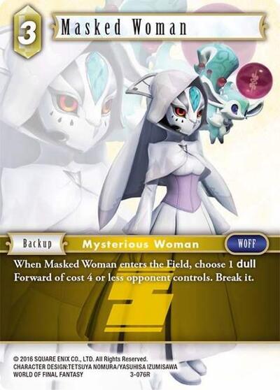 Masked Woman - 3-076R - Rare - Opus III