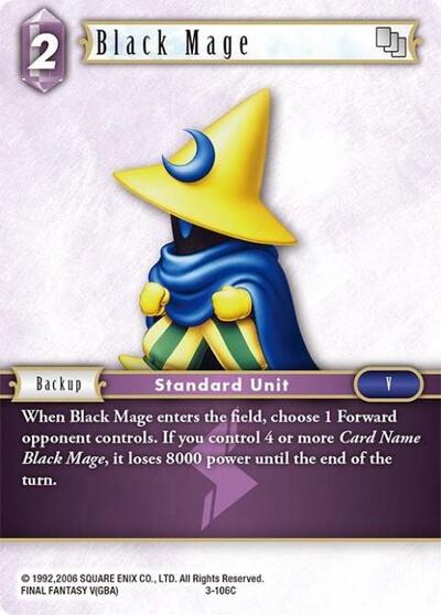 Black Mage - 3-106C - Common - Opus III