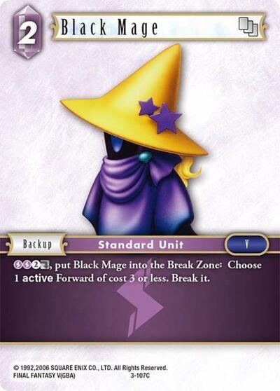 Black Mage - 3-107C - Common - Opus III