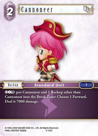 Cannoneer - 3-115C - Common - Opus III