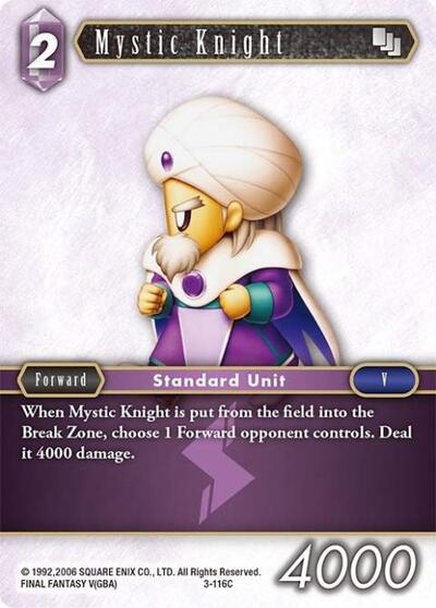 Mystic Knight - 3-116C - Common - Opus III
