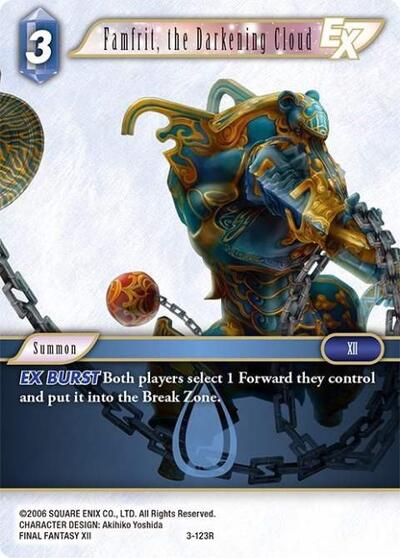 Famfrit, the Darkening Cloud EX - 3-123R - Rare - Opus III