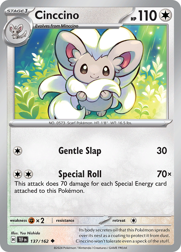 Cinccino - 137/162 - Temporal Forces