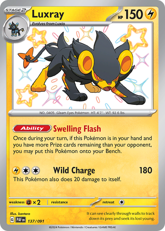 Luxray - 137/91 - Paldean Fates