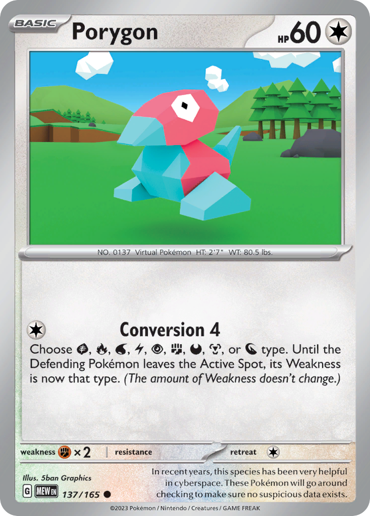 Porygon - 137/165 - 151