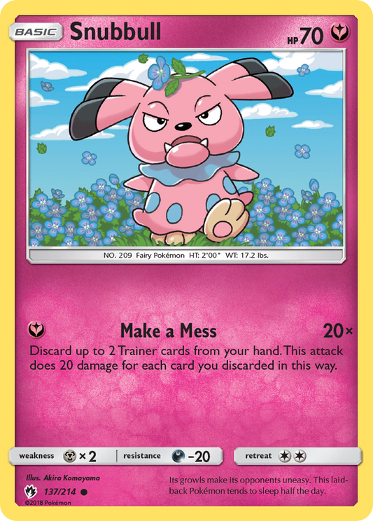 Snubbull - 137/214 - Lost Thunder