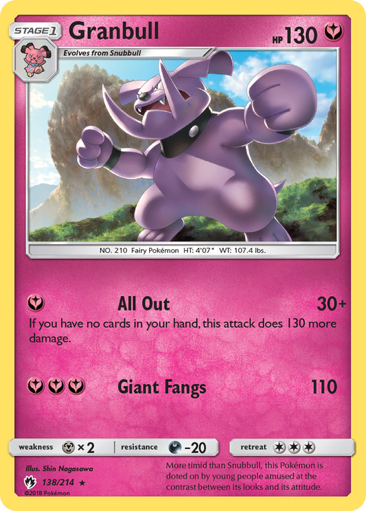 Granbull - 138/214 - Lost Thunder