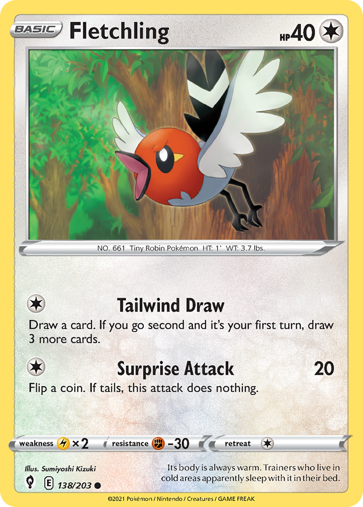 Fletchling - 138/203 - Evolving Skies