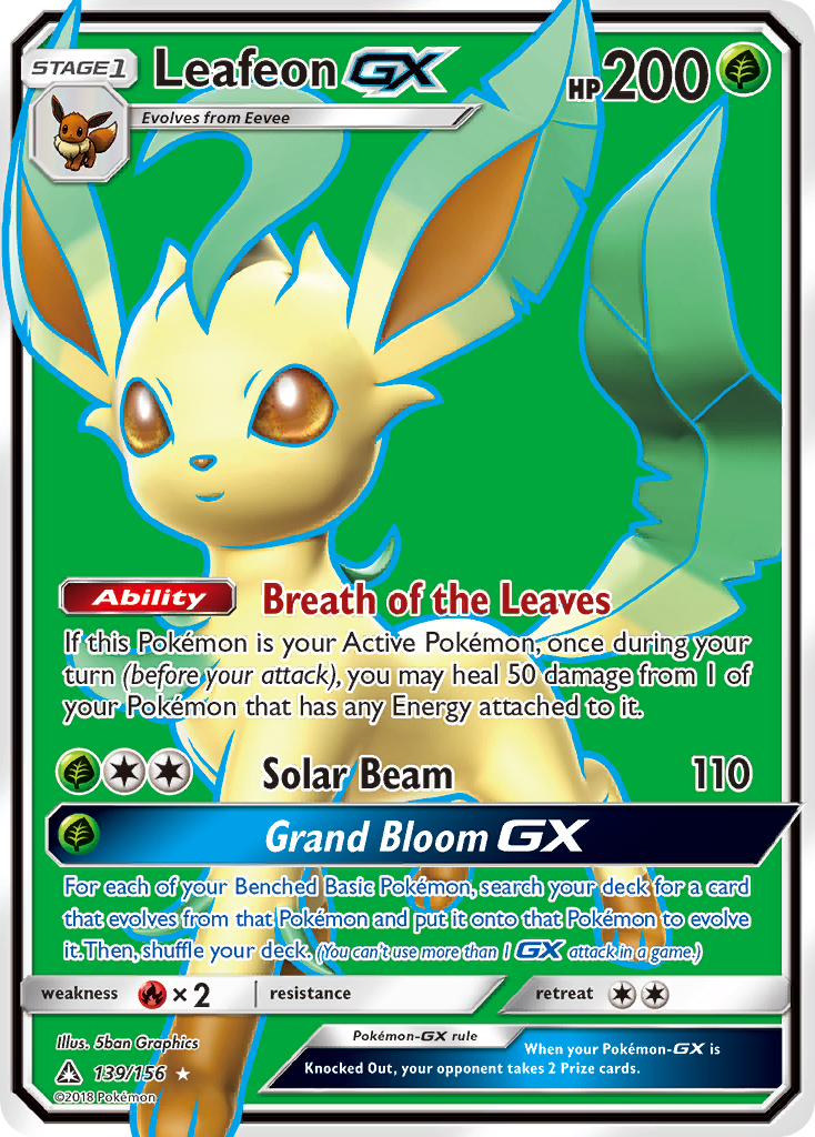 Leafeon-GX - 139/156 - Ultra Prism