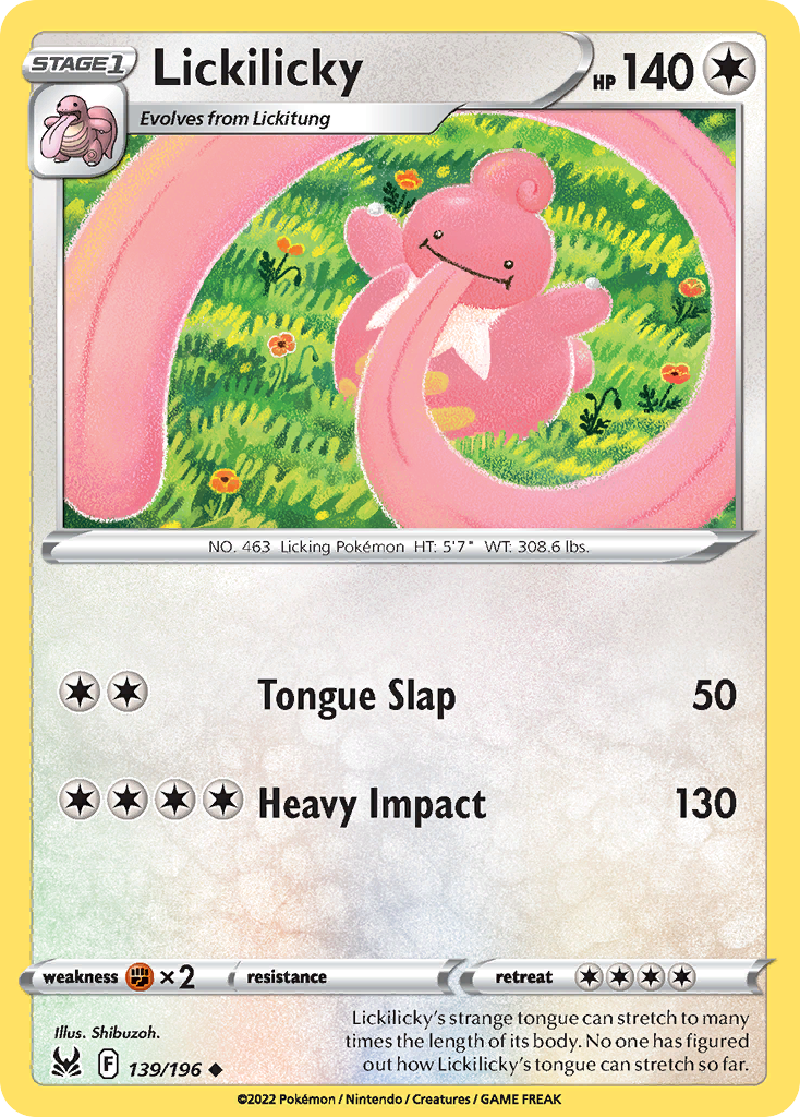 Lickilicky - 139/196 - Lost Origin