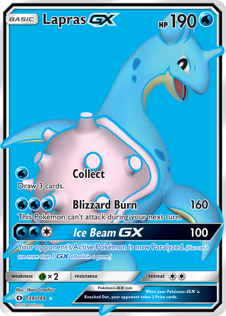 Lapras-GX - 139/149 - Sun & Moon