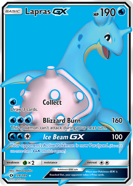 Lapras-GX - 139/149 - Sun & Moon