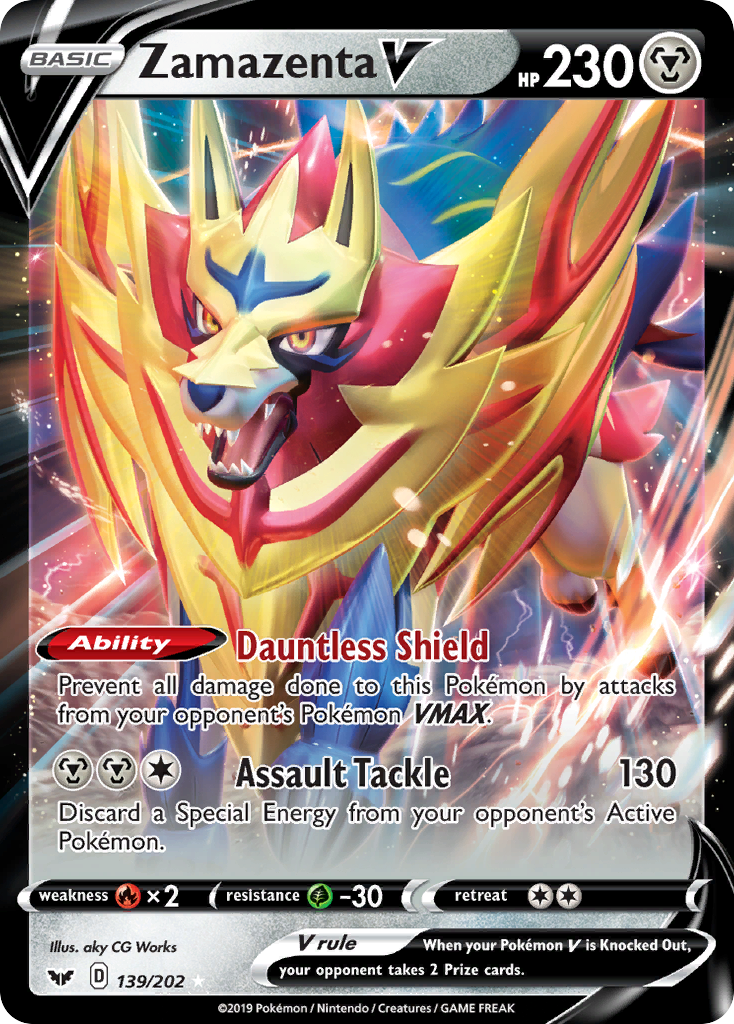 Zamazenta V - 139/202 - Sword & Shield